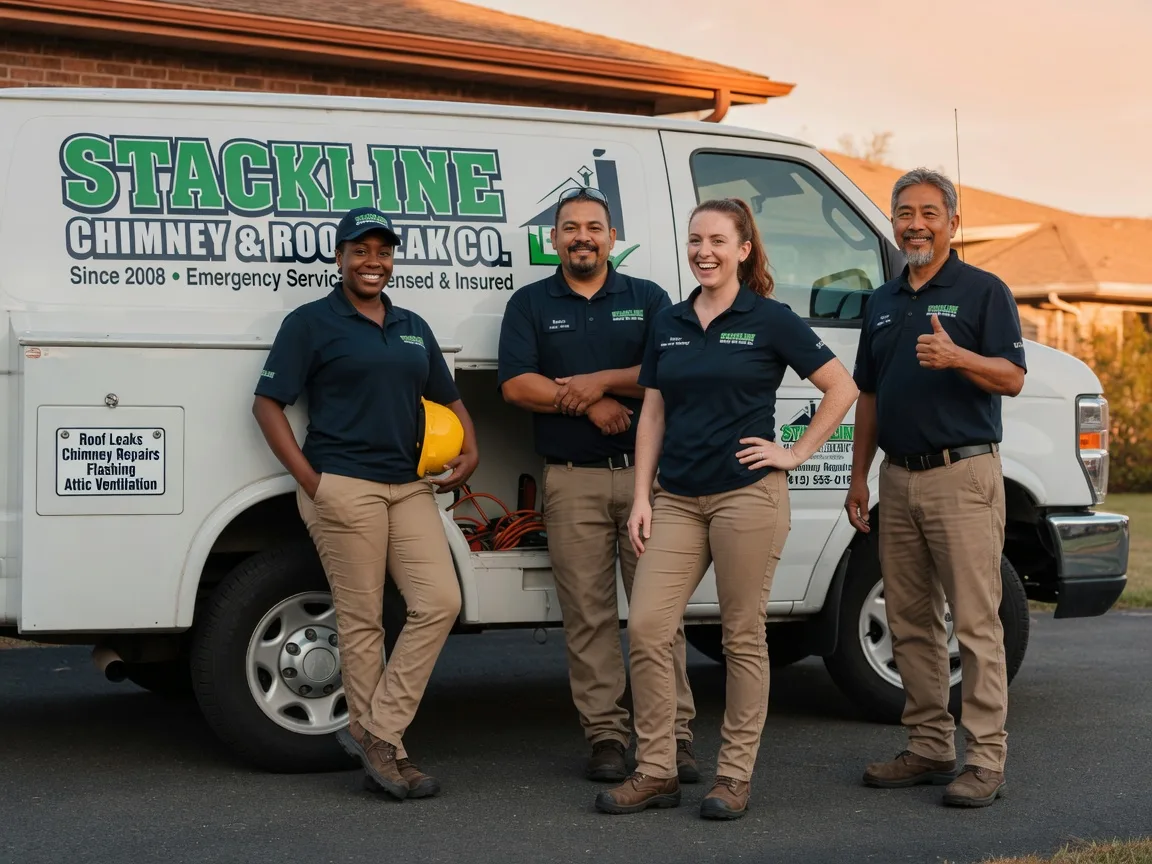Chimney flashing repair company in Sunnyvale, TX